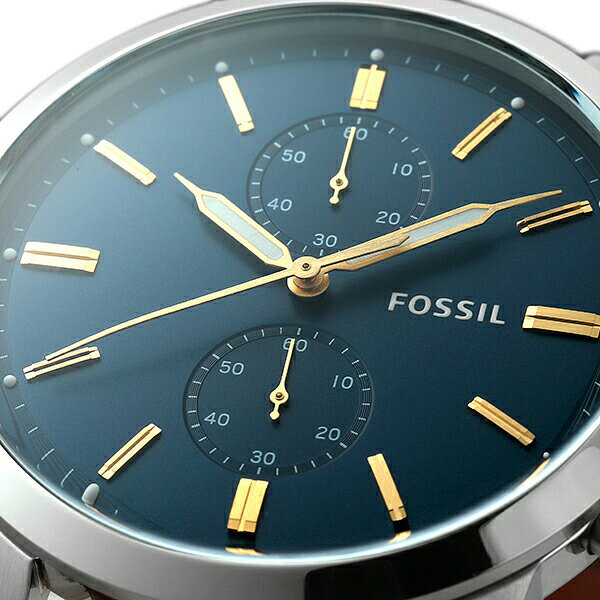 【楽天市場】【新品電池で安心出荷】 フォッシル タウンズマン 腕時計 FOSSIL TOWNSMAN FS5279 ブルー メンズ ブランド ...