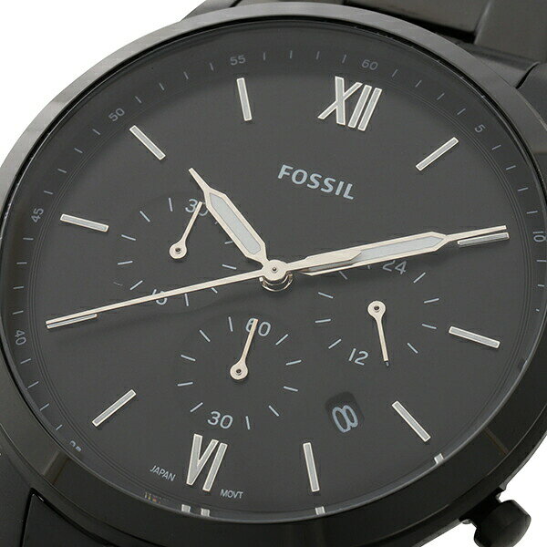 【楽天市場】【新品電池で安心出荷】 フォッシル ノイトラ 腕時計 FOSSIL NEUTRA FS5474 ブラック メンズ ブランド 時計 ...