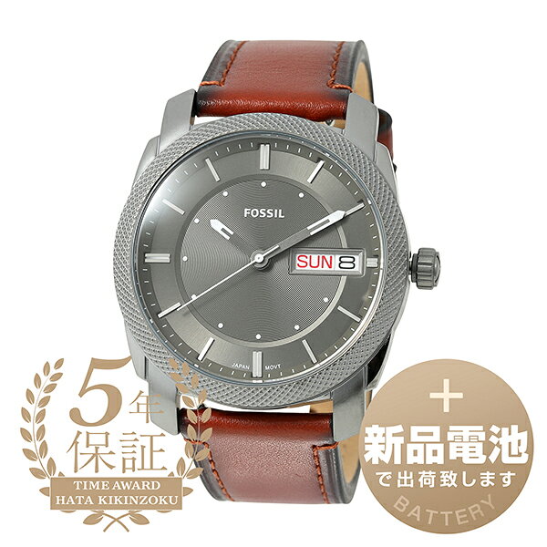 【新品電池で安心出荷】 フォッシル マシーン 腕時計 FOSSIL MACHINE FS5900 グレー メンズ ブランド 時計 新品