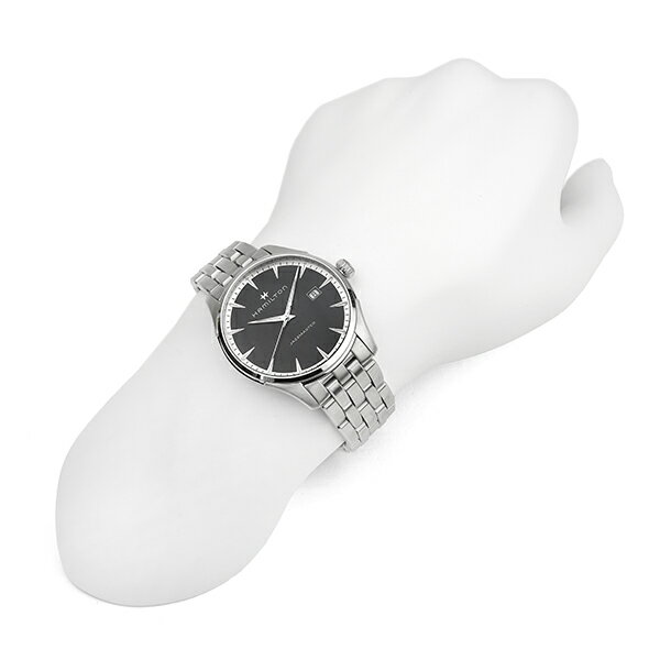 【楽天市場】【新品電池で安心出荷】 ハミルトン ジャズマスター ジェントクォーツ 腕時計 HAMILTON JAZZMASTER GENT QUARTZ H32451131 ブラック メンズ