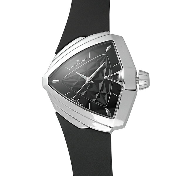 ハミルトン ベンチュラ S クォーツ 腕時計 HAMILTON H24251330 ブラック ブランド 時計 新品電池で…