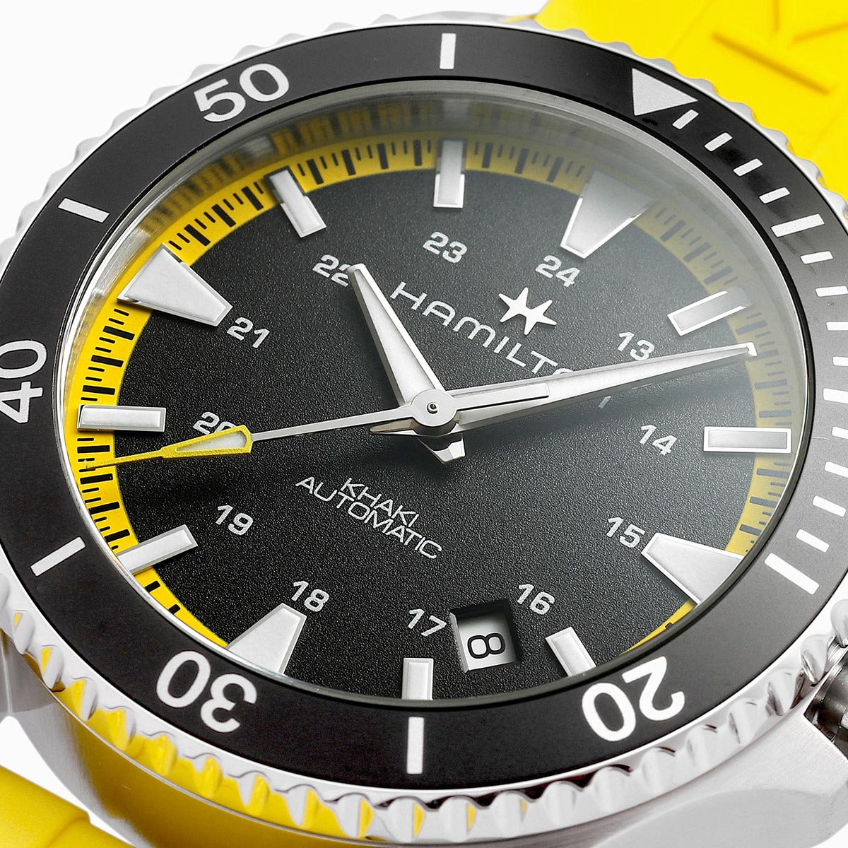 ハミルトン カーキ ネイビー スキューバ オート 腕時計 HAMILTON H82395332 ブラック ブランド 時計