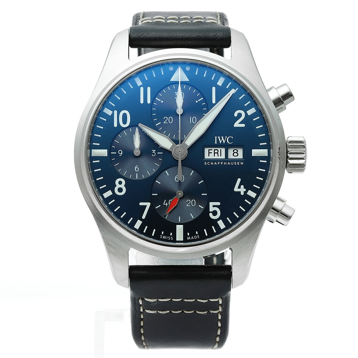 Rakuten - 【中古】インターナショナルウォッチカンパニー パイロットクロノグラフ 腕時計 IWC IW388101 ブルー ブランド 時計