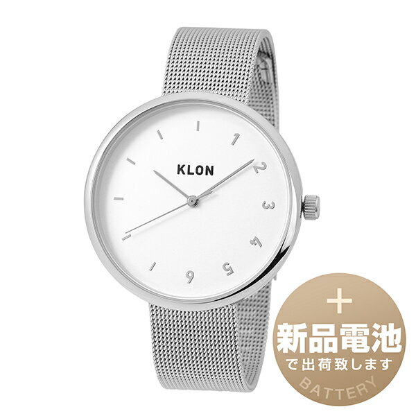 【新品電池で安心出荷】 クローン 腕時計 KLON CONNECTION klon-watch-coe38-f-sm ホワイト メンズ レディース ブランド 時計 新品