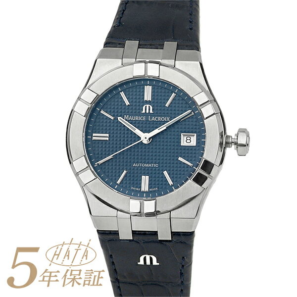 モーリスラクロア アイコン オートマティック 腕時計 MAURICE LACROIX AIKON AUTOMATIC AI6007-SS001-430-1 ブルー メンズ ブランド 時計 新品