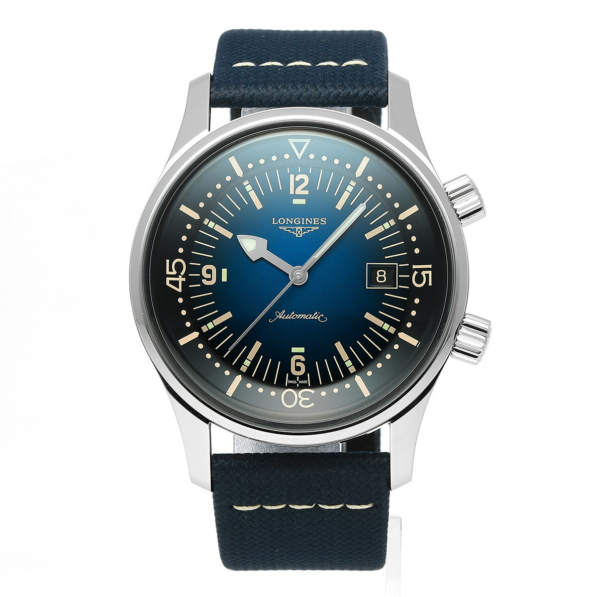 ロンジン LEGEND DIVER 腕時計 LONGINES L3.774.4.90.2 ブルー ブランド 時計