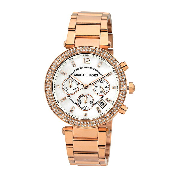 マイケルコース パーカー 腕時計 MICHAEL KORS MK5491 ホワイト ブランド 時計 新品電池で安心出荷