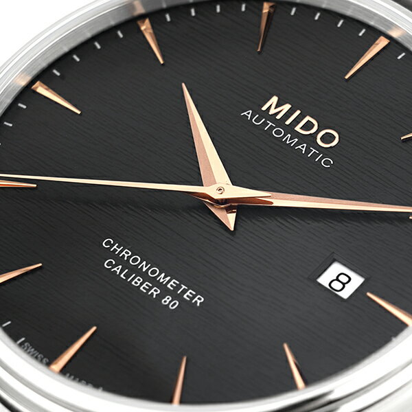ミドー バロンチェッリ クロノメーター 腕時計 MIDO BARONCELLI CHRONOMETER M027.408.16.061.00 チャコールグレー メンズ ブランド 時計 新品