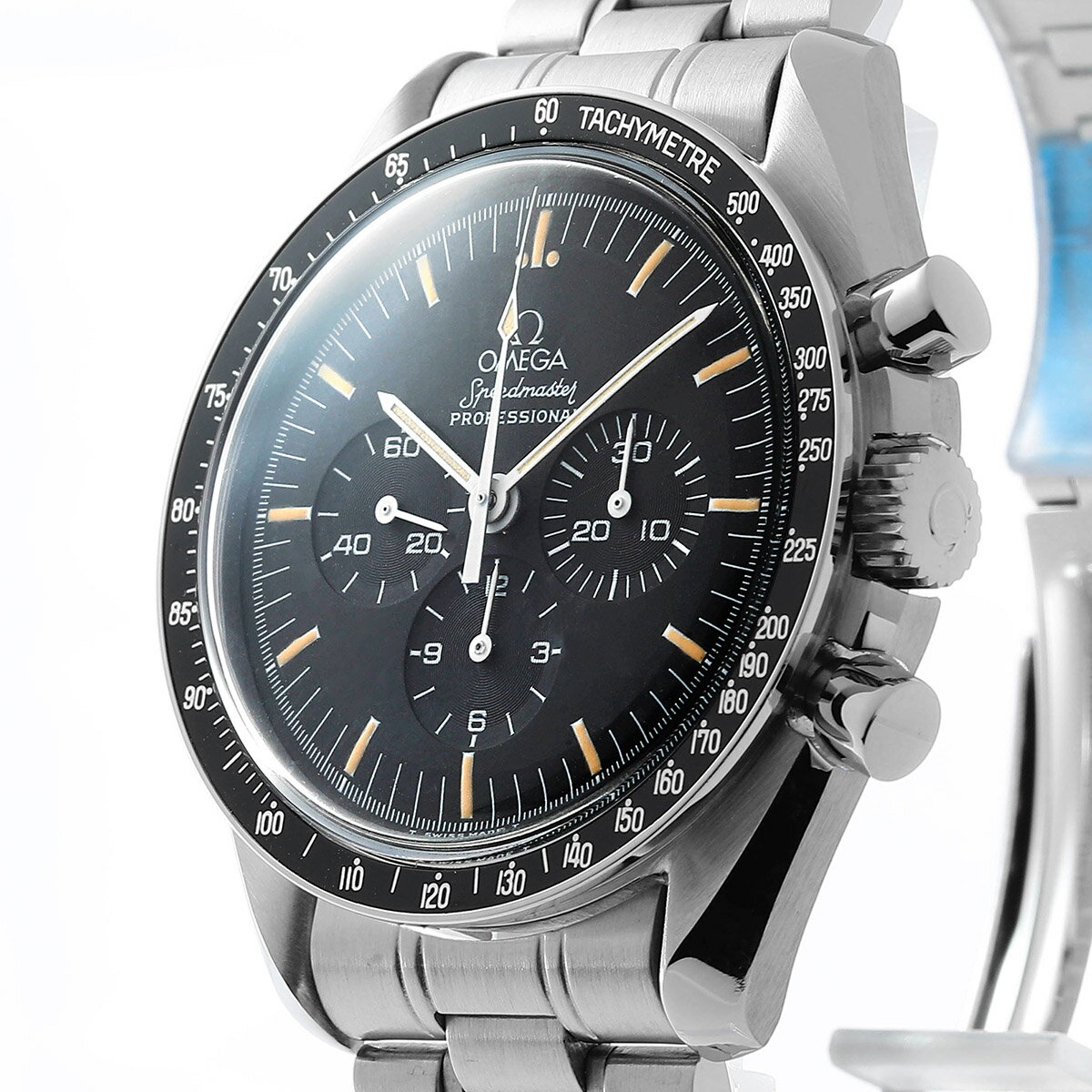 【中古】オメガ SPEEDMASTER PROFESSIONAL MOONWATCH 腕時計 OMEGA ST345.0022.100 ブラック ブランド 時計