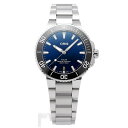 【中古】オリス アクイス デイト 腕時計 Oris 01 733 7732 4135-07 8 21 05PEB ブルー ブランド 時計