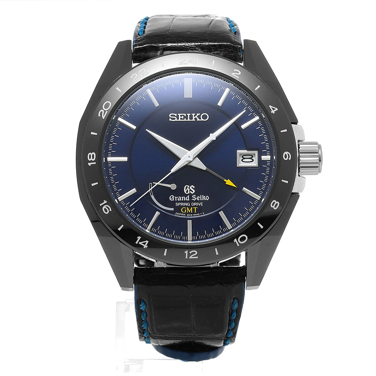 【中古】グランドセイコー グランドセイコー スプリングドライブ GMT 腕時計 Grand Seiko SBGE039 ブルー ブランド 時計
