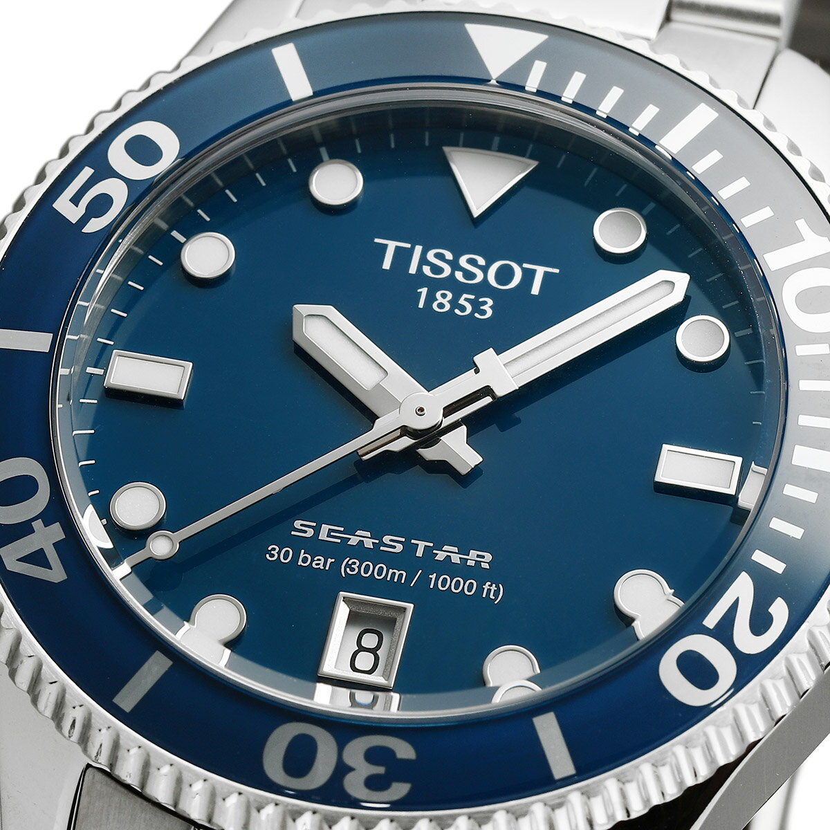 【新品電池で安心出荷】 ティソ シースター 1000 腕時計 TISSOT SEASTAR 1000 T120.210.11.041.00 ブルー メンズ ブランド 時計 新品