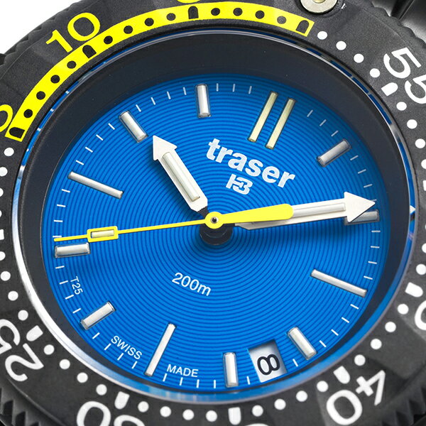 【新品電池で安心出荷】 トレーサー ノーティック スティール 腕時計 traser NAUTIC Steel P6504.33C.6E.03 ブルー メンズ ブランド 時計 新品 正規品