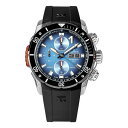 【最強翌日配送限定エントリーでP10倍】EDOX(エドックス) クロノオフショア1 ベゼルロック クロノグラフ オートマティック 01128-3NOCA-BUIDN【国内正規品】