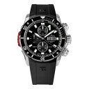 【25日限定 1/2で100%ポイント】EDOX(エドックス) クロノオフショア1 ベゼルロック クロノグラフ オートマティック 01128-3NRCA-NN【国内正規品】