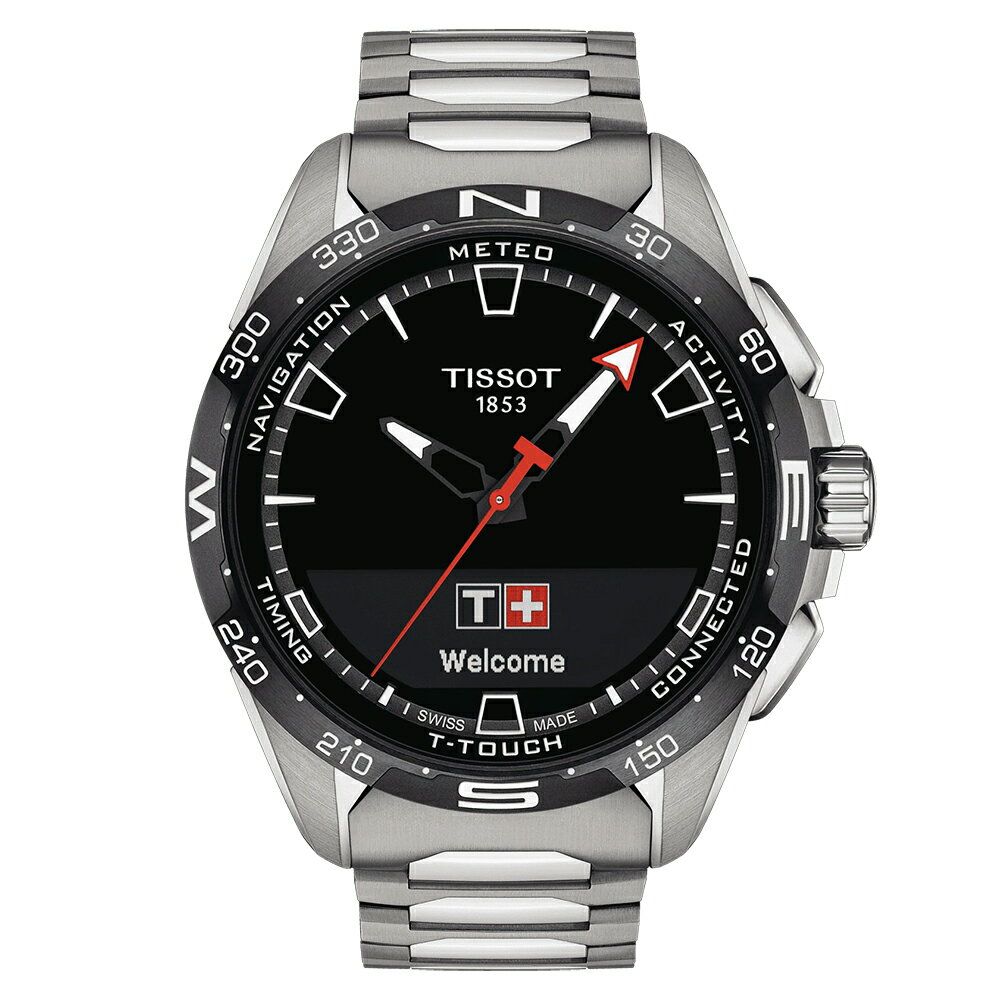 eB\ T-^b` RlNg \[[ T121.420.44.051.00 TISSOT T-TOUCH X}[gEHb` rv