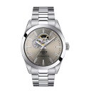 【1/2で最大100%ポイントバック15日限定】TISSOT ティソ ジェントルマン パワーマティック 80 オープンハート T127.407.11.081.00 T1274071108100 国内正規品