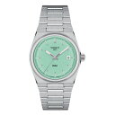 【1/2で最大100%ポイントバック15日限定】ティソ TISSOT 腕時計 メンズ PRX 35mm ピーアールエックス ライトグリーン クオーツ T137.210.11.091.00 T1372101109100 国内正規品