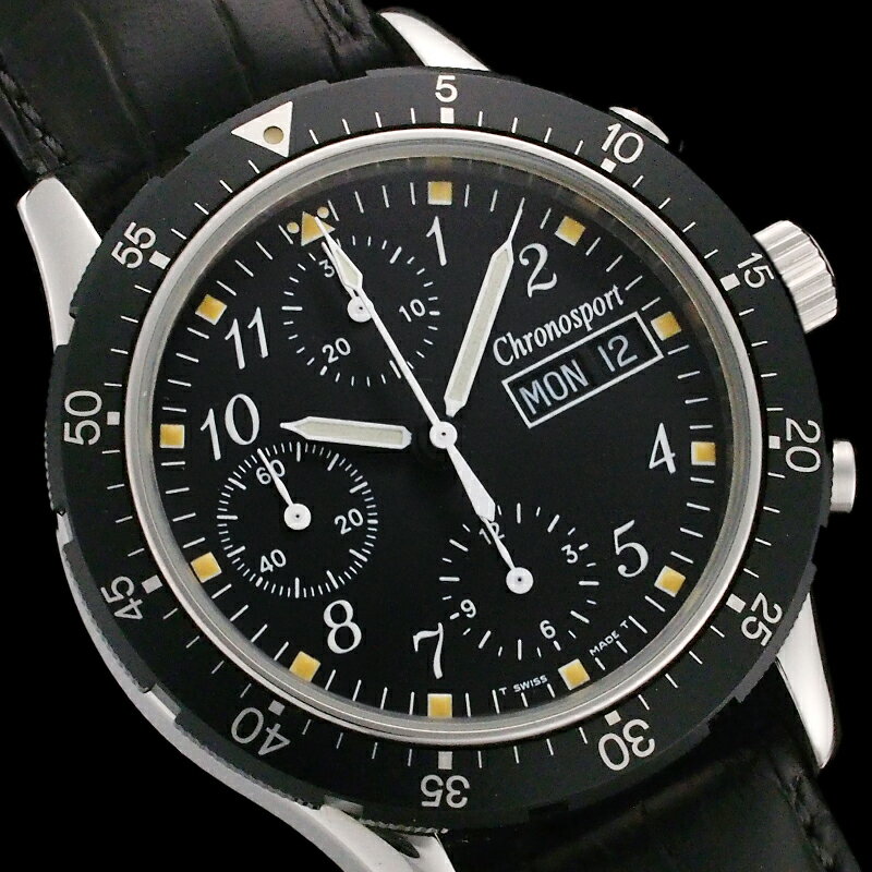 クロノシュポルト ギナーン クロノグラフ【中古】【JS1588】