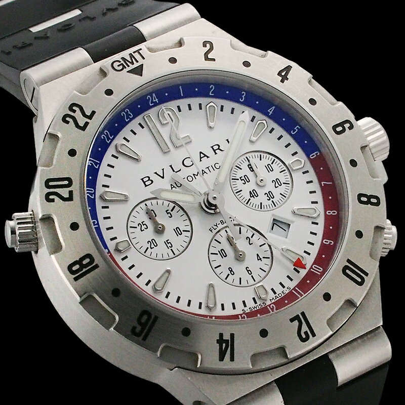 ブルガリ ディアゴノ プロフェッショナル GMT フライバック クロノグラフ GMT40S F...