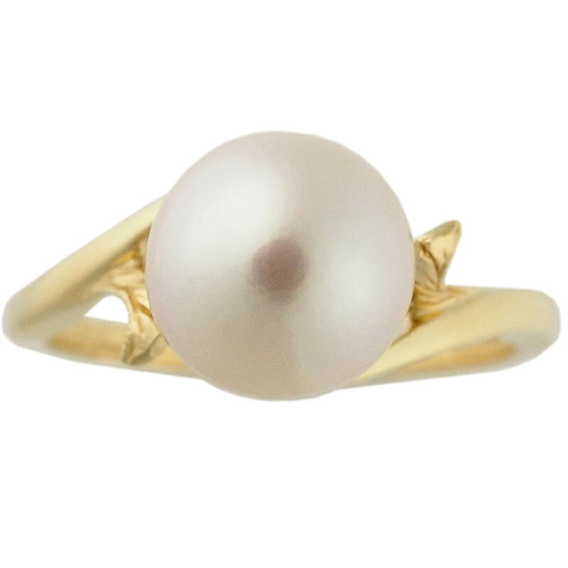 ミキモト パール デザイン リング K18YG 11.5号【中古】【JS1704】(4.0)