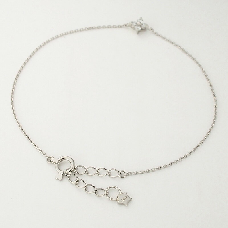 スタージュエリー ダイヤモンド/0.09ct ブライテストスター ブレスレット 2XU0125 Pt950【中古】【JS1728】