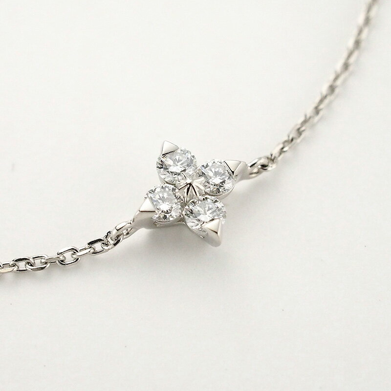 スタージュエリー ダイヤモンド/0.09ct ブライテストスター ブレスレット 2XU0125 Pt950【中古】【JS1728】