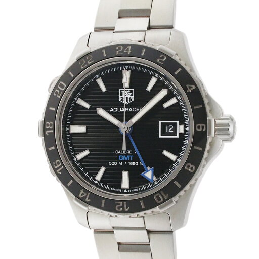 タグ・ホイヤー アクアレーサー 500m キャリバー7 GMT WAK211A.BA0830【中古】【JS1737】 タグ・ホイヤー アクアレーサー 500m キャリバー7 GMT WAK211A.BA0830【中古】【JS1737】