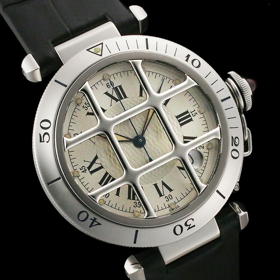 カルティエ パシャ 38mm グリッド 150周年記念モデル 1847本限定 W3102255【中古】...