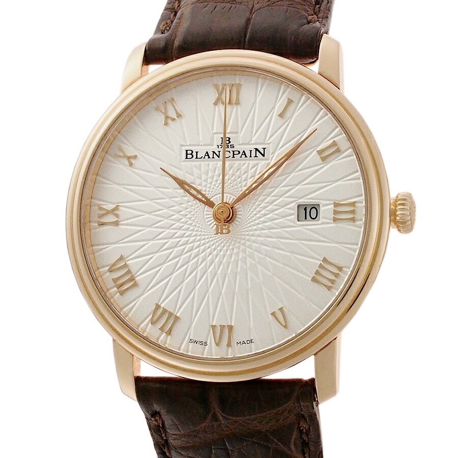 ブランパン ヴィルレ ウルトラスリム 6651C-3642 Gカード付【中古】【JS1801】