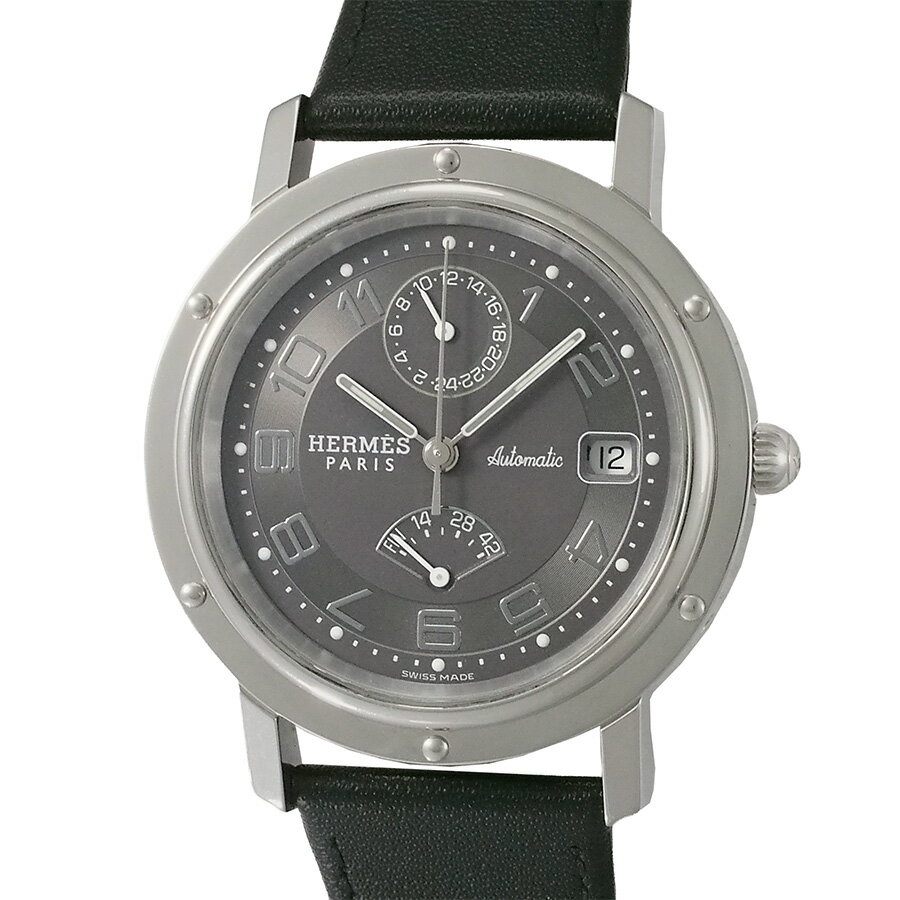 エルメス クリッパー GMT パワーリザーブ CL2.810【中古】【JS1833】