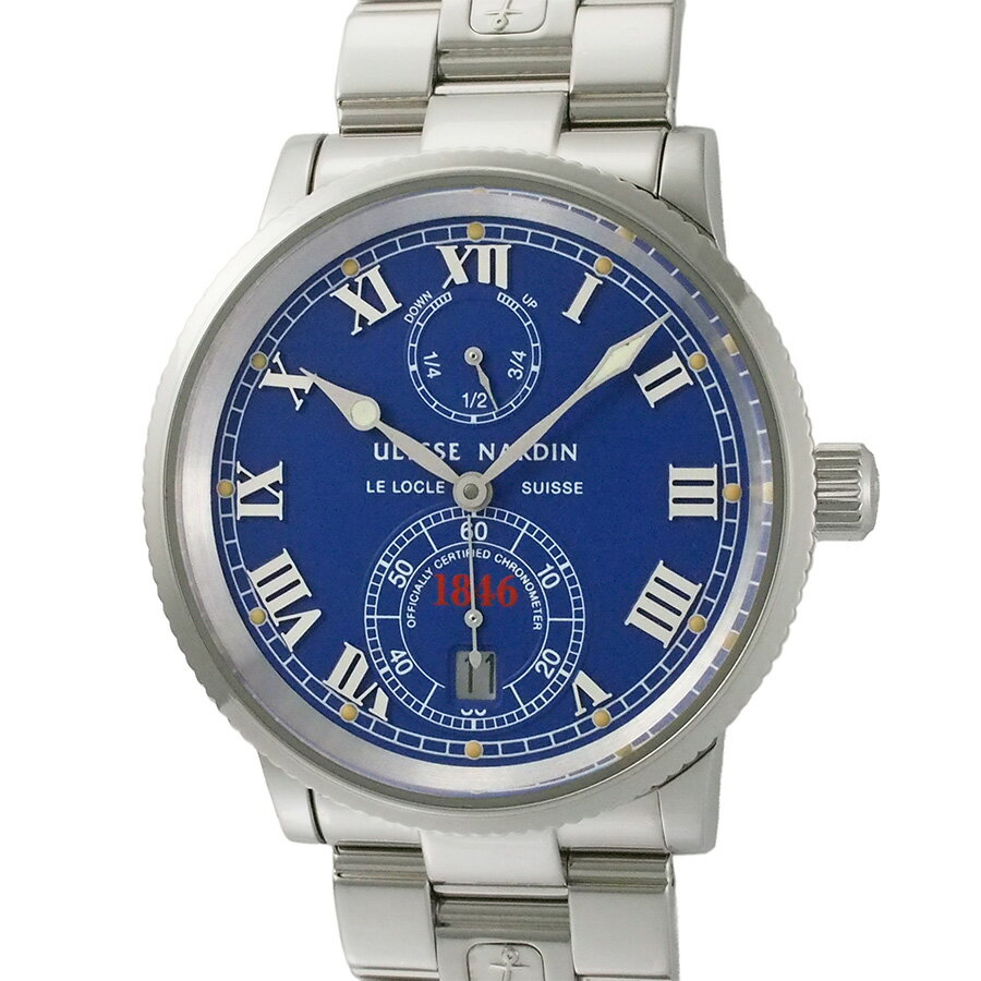 乐天商城 - ユリスナルダン マリーン クロノメーター 1846 263-22【中古】【JS1824】