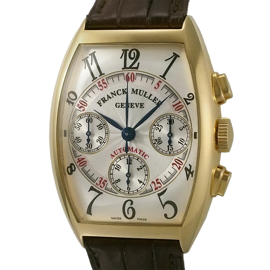 フランクミュラー トノーカーベックス クロノグラフ 7850CC 箱・保証書付【中古】【JS1817 ...