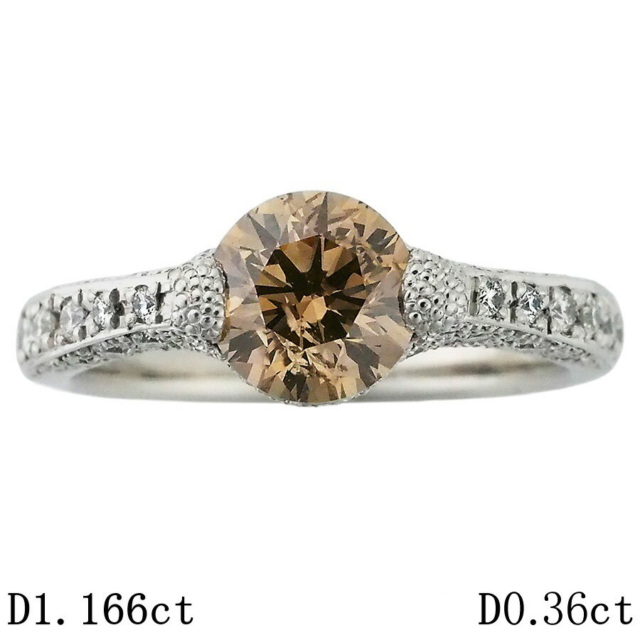 Rakuten - ダイヤモンド/1.166ct ダイヤ/0.36ct デザイン リング Pt900 14号【中古】【JS1925】