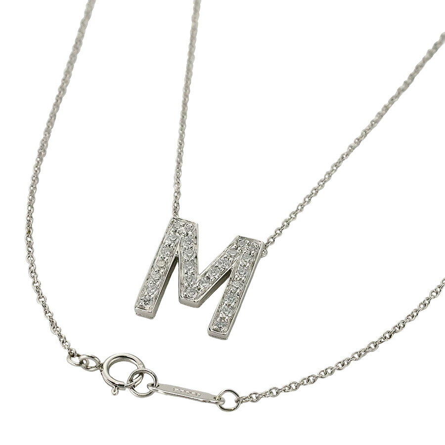 美品 TIFFANY＆CO. イニシャルM シルバーネックレス 925 楽天市場】ティファニー ネックレス m イニシャルの通販