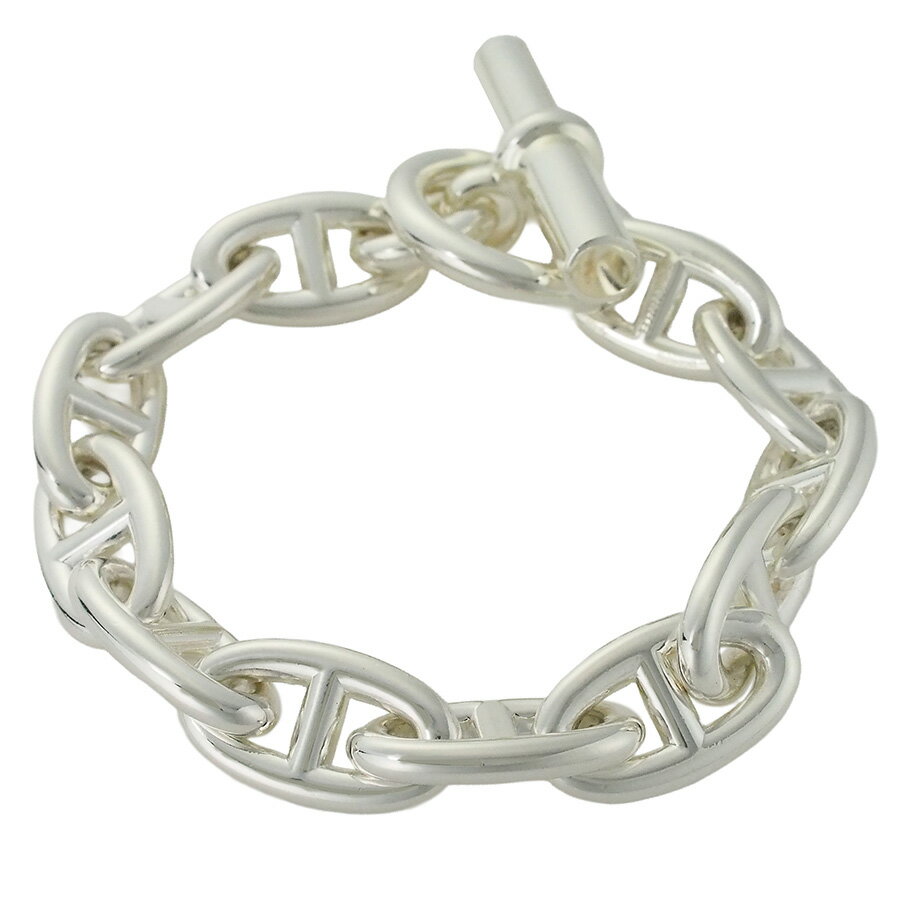 エルメス シェーヌダンクルGM12 ブレスレット SV925 箱付【中古】【JS1867】