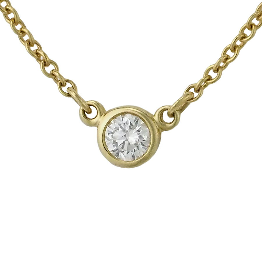 楽天市場】ティファニー バイザヤード ネックレス k18ygの通販