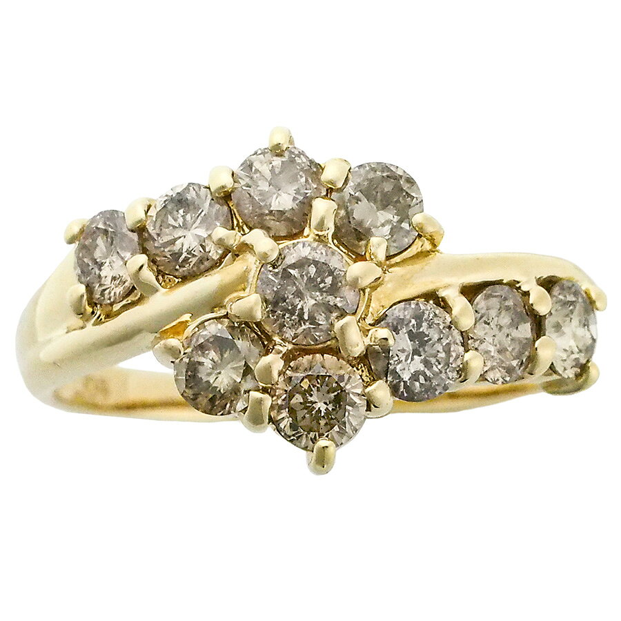 Rakuten - ダイヤモンド/1.00ct デザイン リング K18YG 13号【中古】【JS1894】