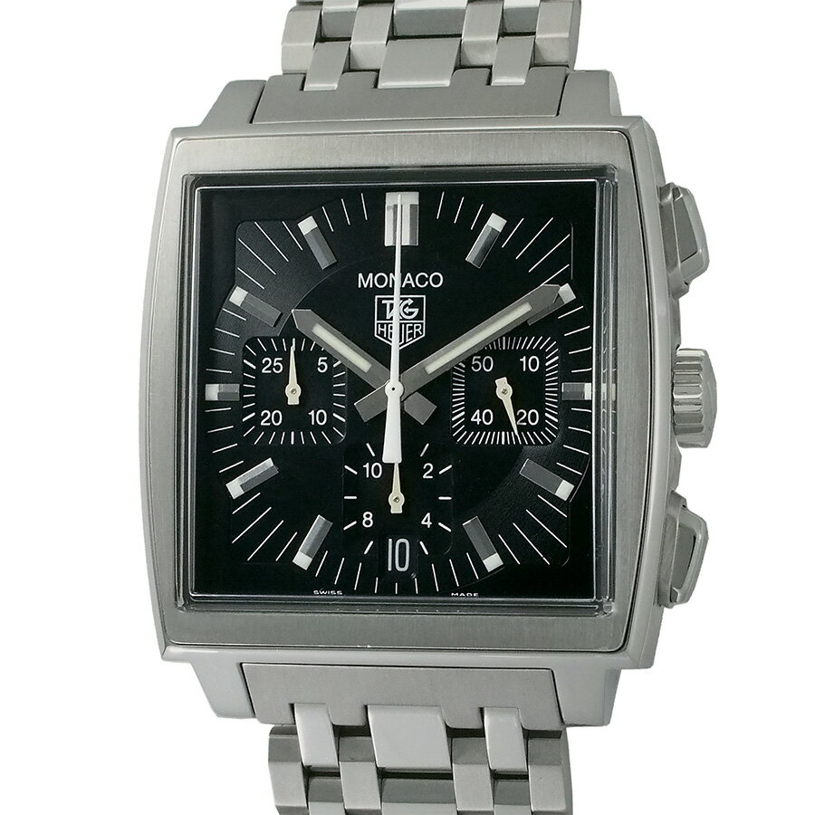 タグホイヤー モナコ クロノグラフ CW2111.BA0780 箱・Gカード付【中古】【JS1870 ...