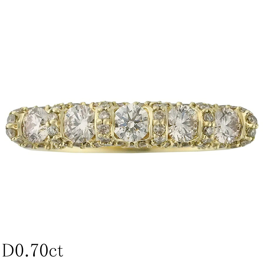 Rakuten - ダイヤモンド/0.70ct リング K18YG 20号【中古】【JS1892】