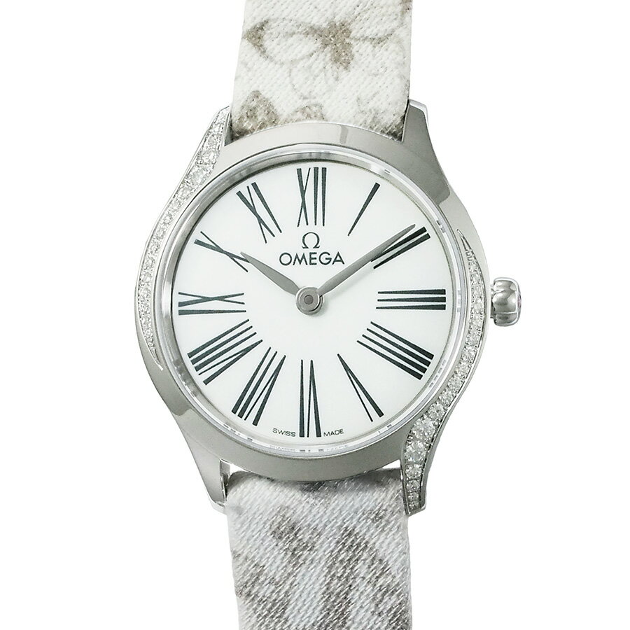 オメガ デビル ミニトレゾア トワル・ドゥ・ジュ・イ 純正ダイヤモンド 428.17.26.60.04.002 未使用 箱・Gカード付【JS1898】