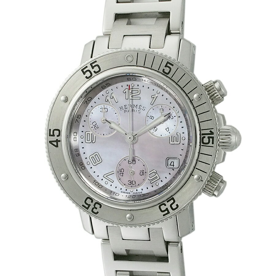 エルメス クリッパー ダイバー クロノグラフ CL2.310 保証書付【中古】【JS1922】