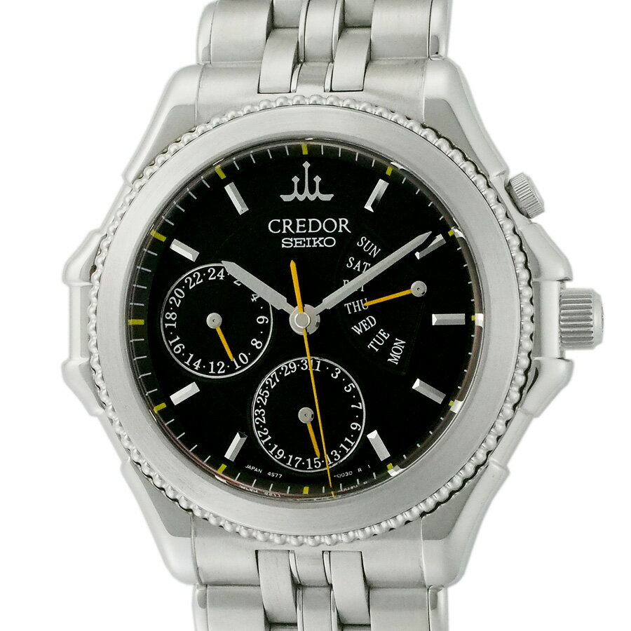 セイコー クレドール パシフィーク レトログラード 4S77-0A20 GZBG999【中古】【JS1916】