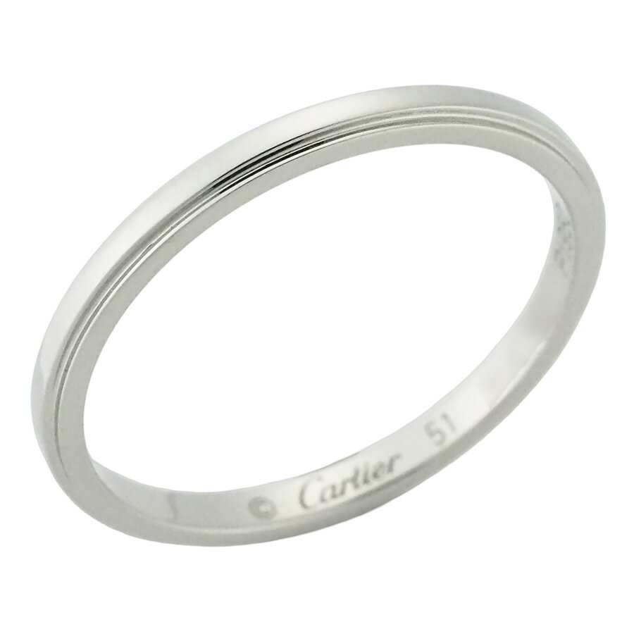 カルティエ ダムール リング B4094051 Pt950 #51 国内正規 証明書付【中古】【JS1903】