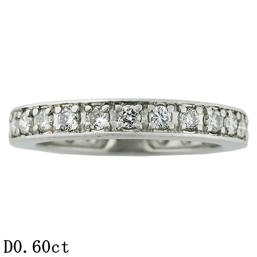 Rakuten - ダイヤモンド/0.60ct フルエタニティ リング Pt900 7号【中古】【JS1927】