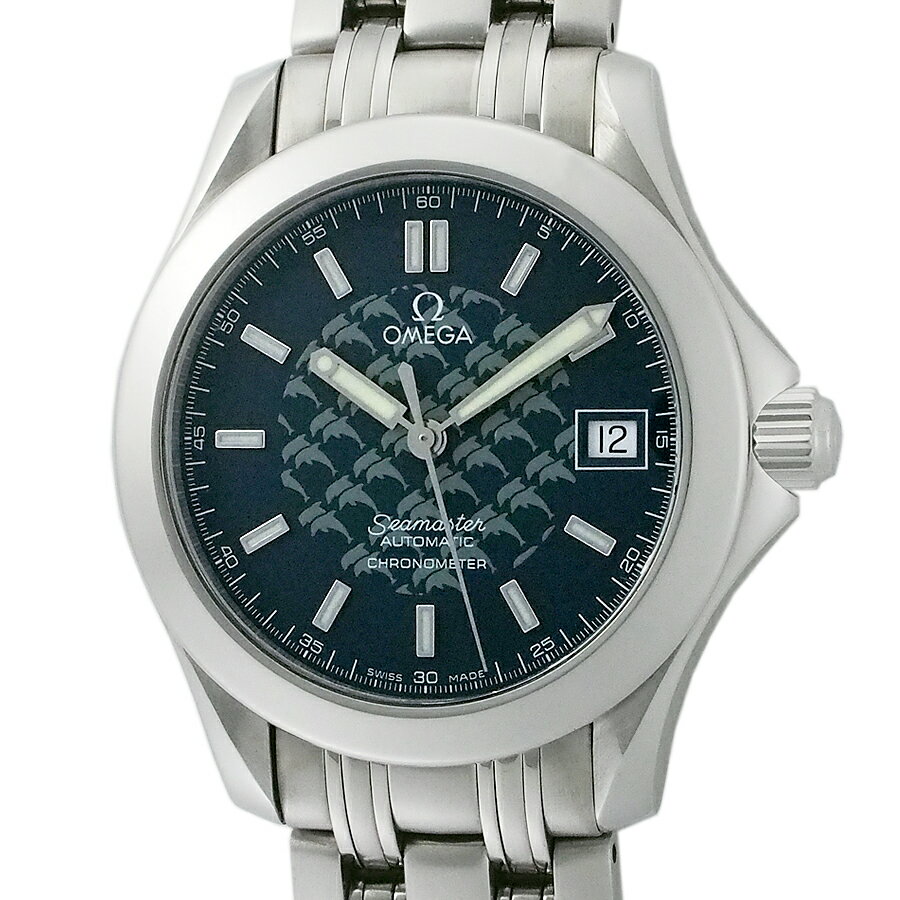 乐天商城 - オメガ シーマスター 120m ジャックマイヨール2002 3500本限定 2508.80【中古】【JS1902】