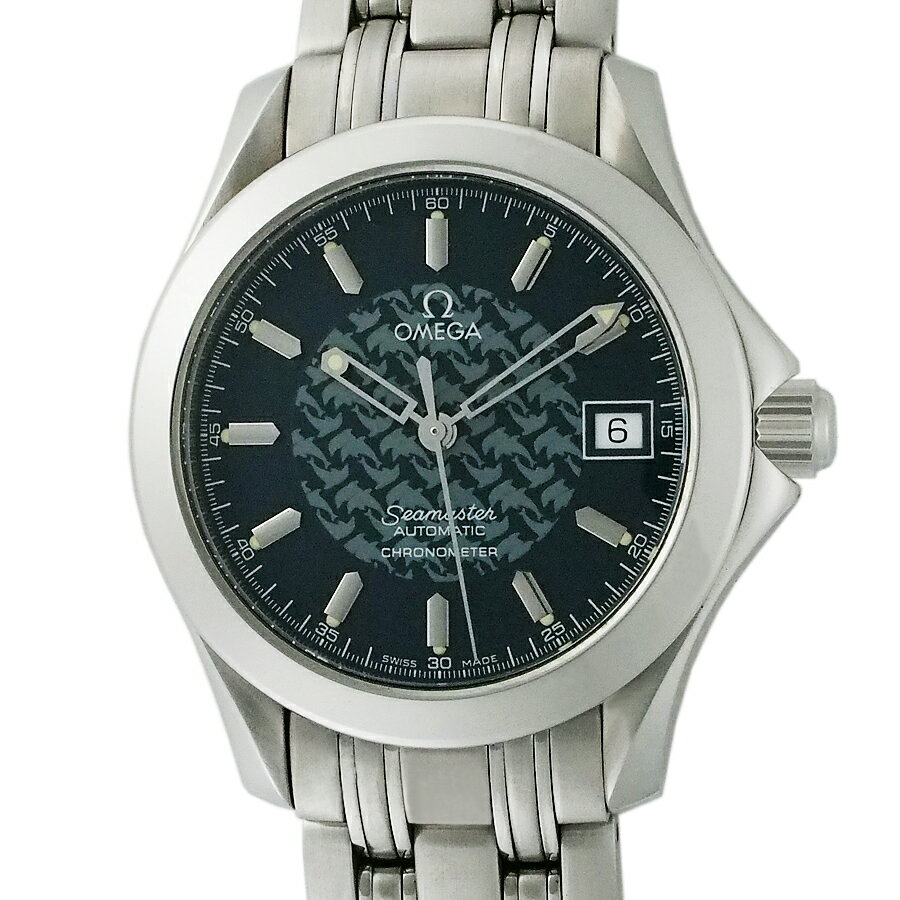 オメガ シーマスター 120m ジャックマイヨール1997 5000本限定 2500.80 箱・Gカード付【中古】【JS1907】