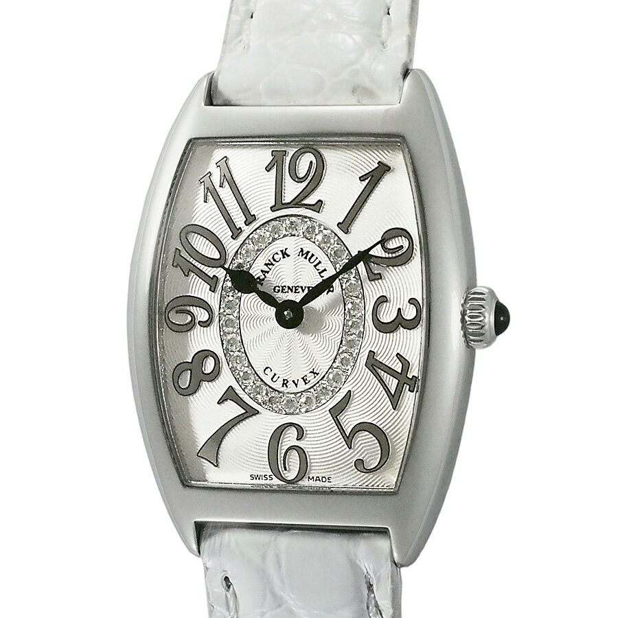 フランクミュラー トノーカーベックス 純正ダイヤモンド 1752QZ RELCD1R 箱・保証書付【中古】【JS1929】