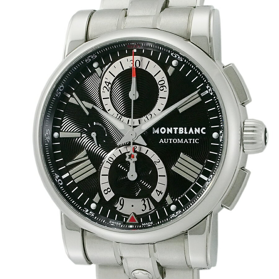 MONTBLANC - モンブラン スター クロノグラフ 102376 7104 箱・保証書付【中古】【JS1931】