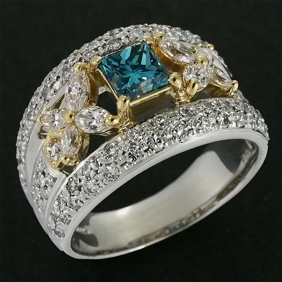ダイヤモンド 0.75ct ダイヤ 1.17ct デザイン リング Pt900 K18YG 13号 中古 JS1963 jw-supply-10032995 Jewel&Watch Supply サンプル画像2